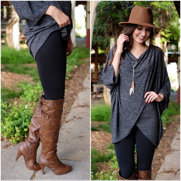 ✨LAST ONE✨Black Fleece Leggings - Picture 2 of 4